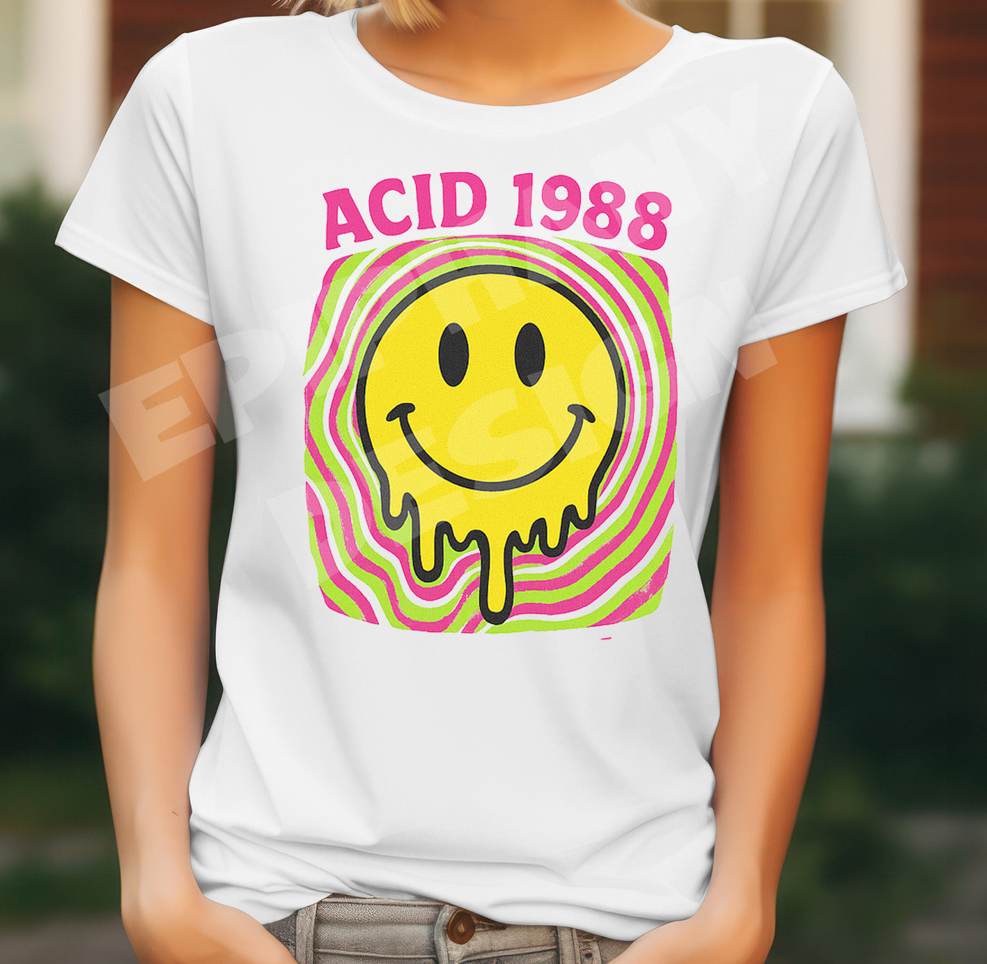 Rave Acid Party T-Shirt Womens