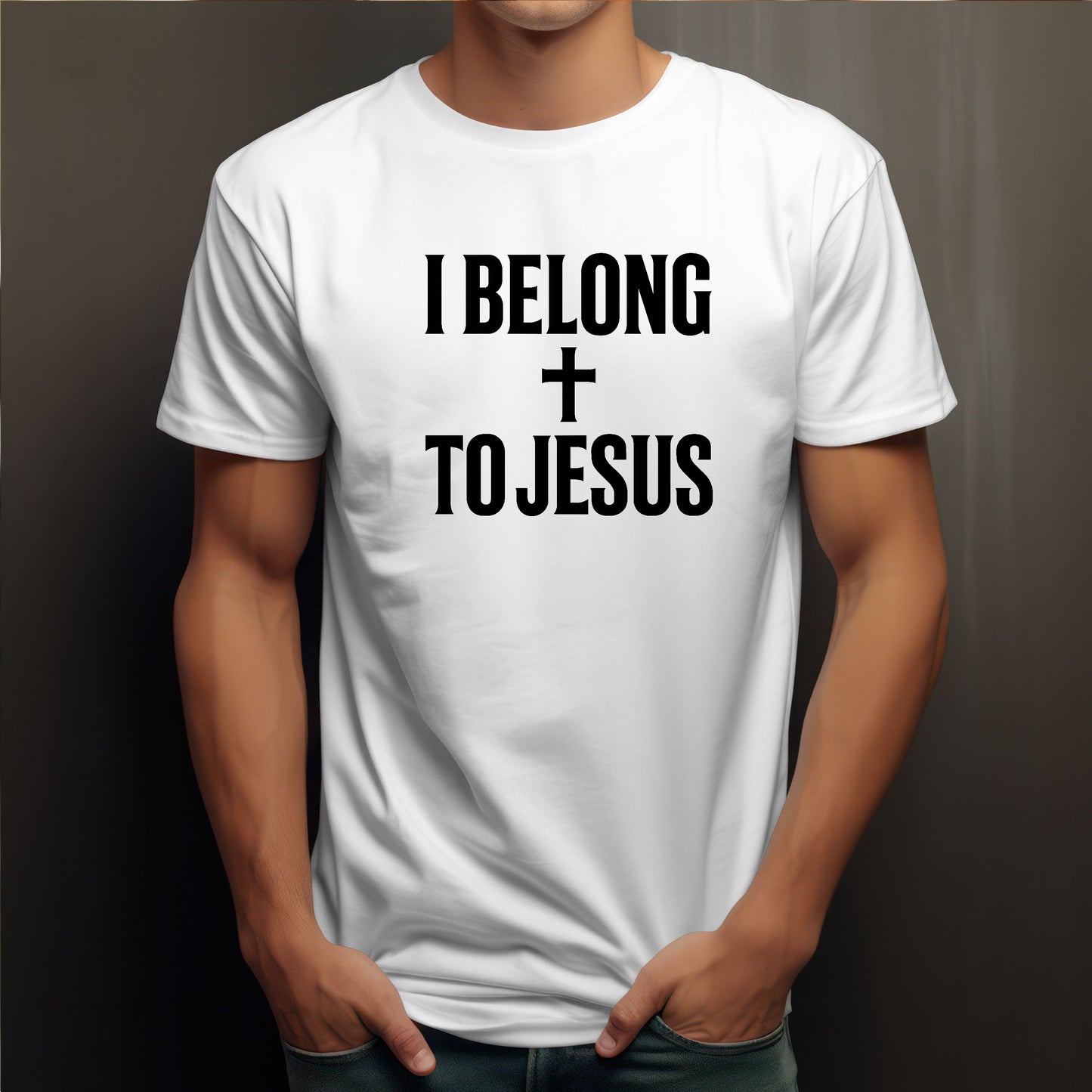 I Belong To Jesus Easter T-Shirt Men's