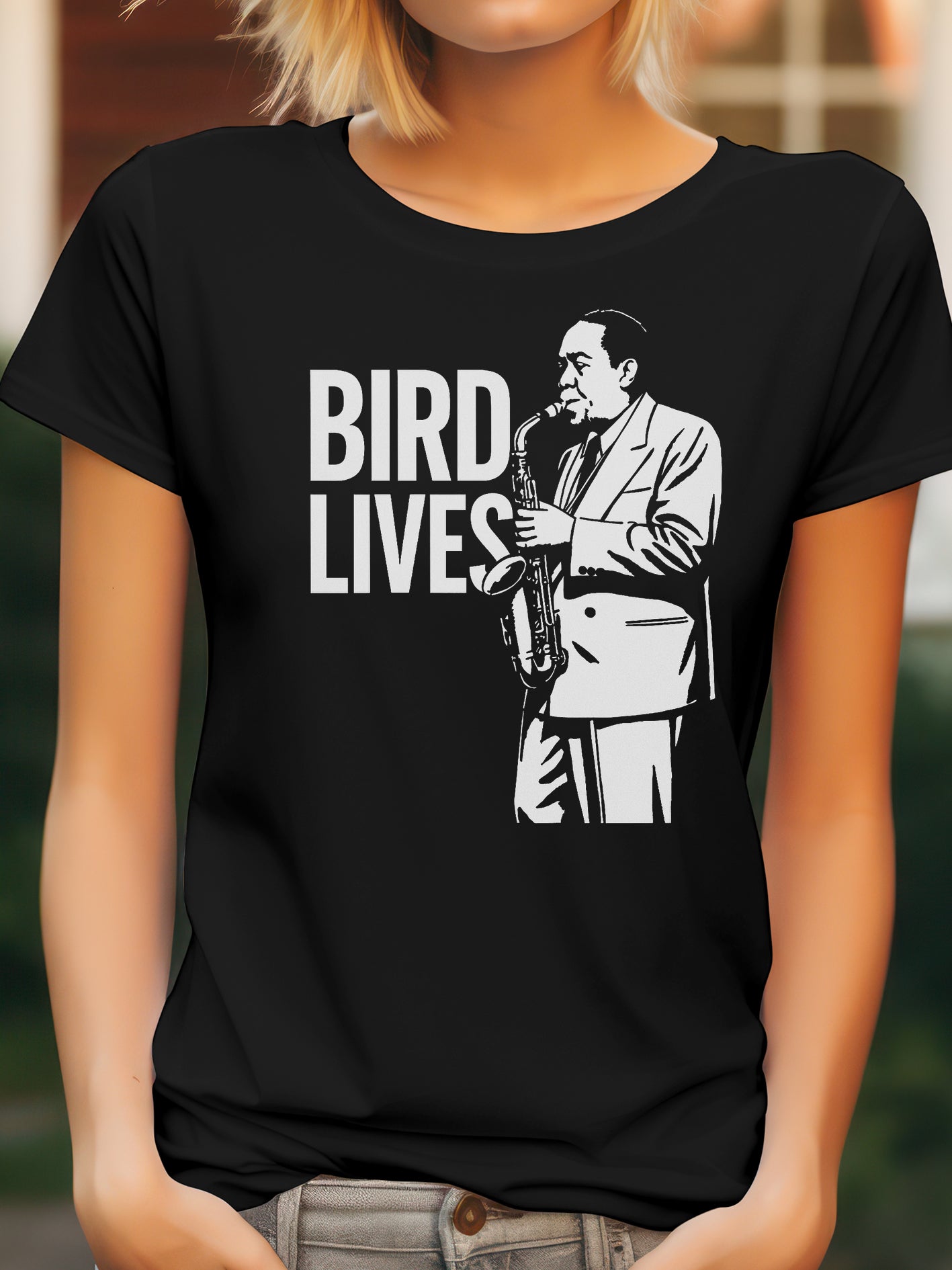 Charlie Parker Jazz Great T-Shirt Women's Homage