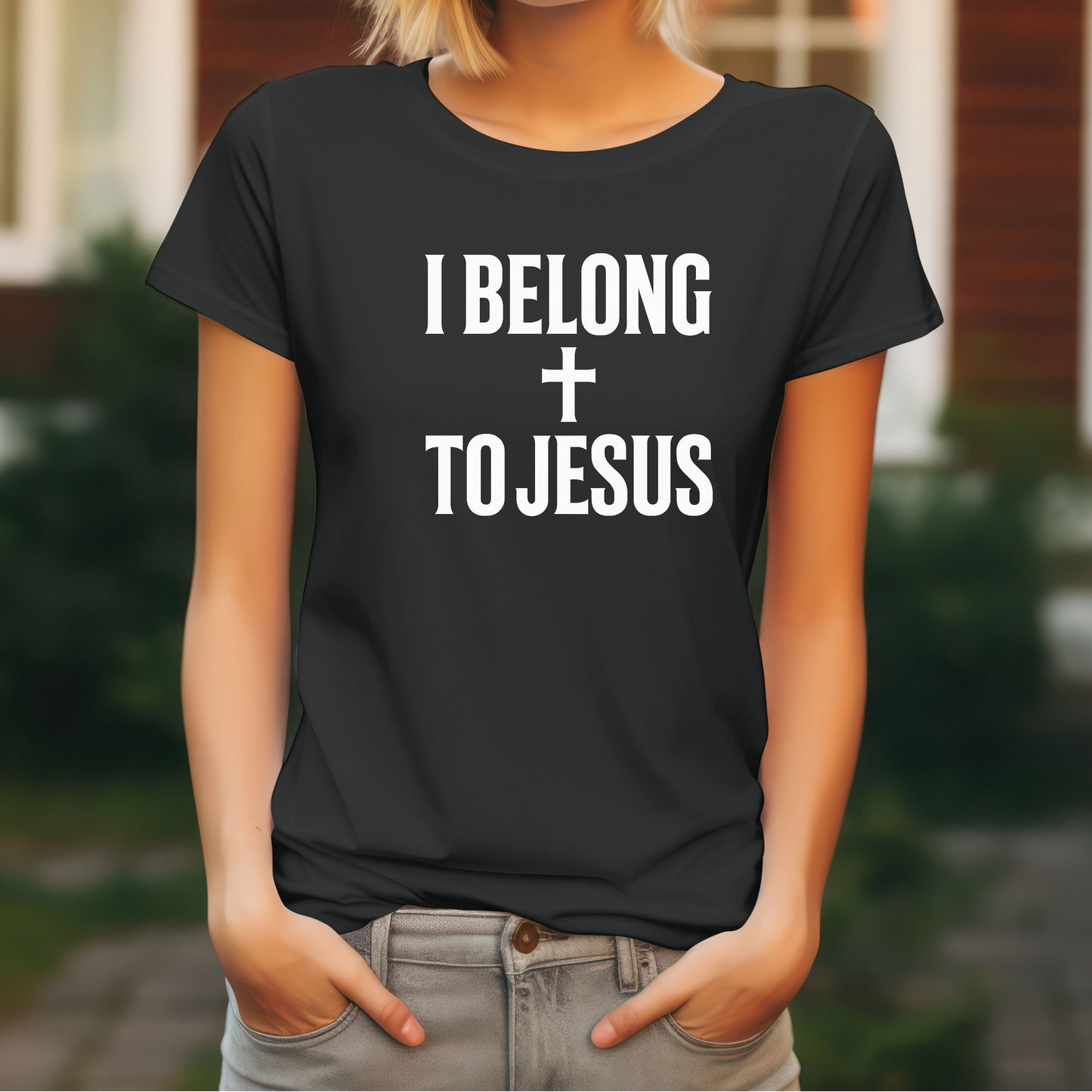 I Belong To Jesus Easter T-Shirt Women's