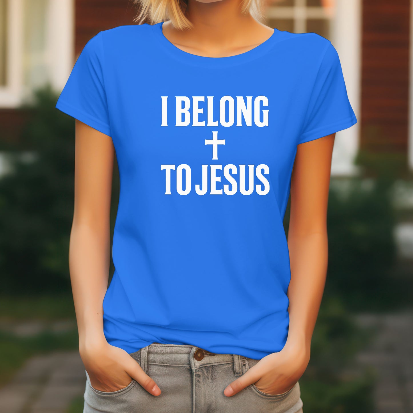 I Belong To Jesus Easter T-Shirt Women's