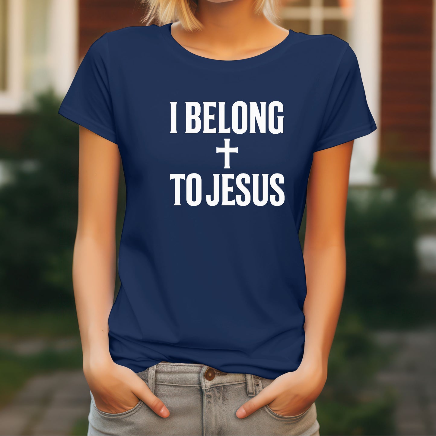 I Belong To Jesus Easter T-Shirt Women's
