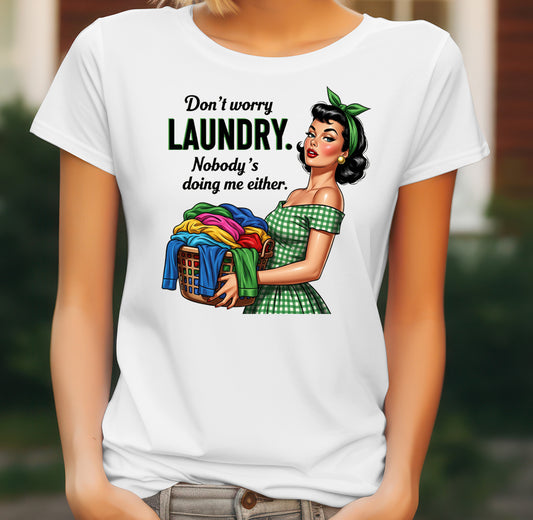 OCD ADHD Cleaning Quote Women's T-Shirt on white women's T-shirt