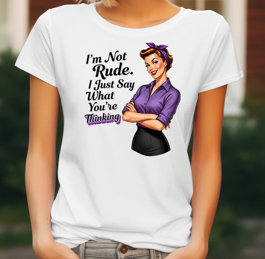 Mum Humour Quote Women's T-Shirt on white women's T-shirt