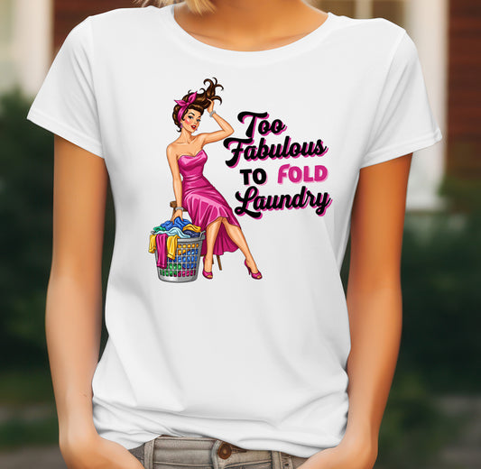Laundry Slogan Women's T-Shirt on white women's T-shirt